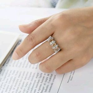 🥳Morganite & Topaz Ring